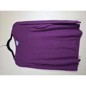 Style&Co Cozy Purple Knit Sweater PM